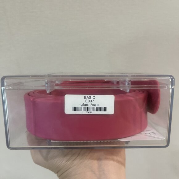 TIE—UPS Neon Purple Belt made In Italy Large New - Picture 4 of 9